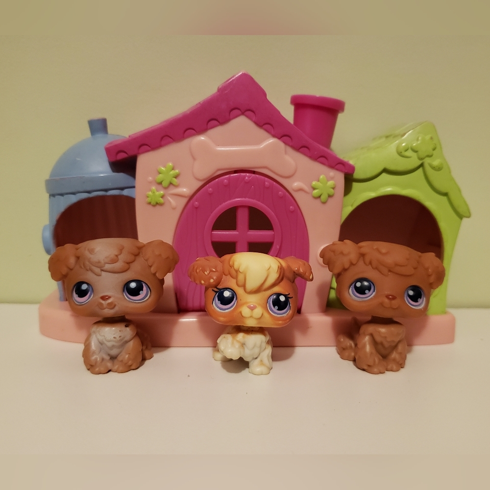 Lps  Playful Puppies playset